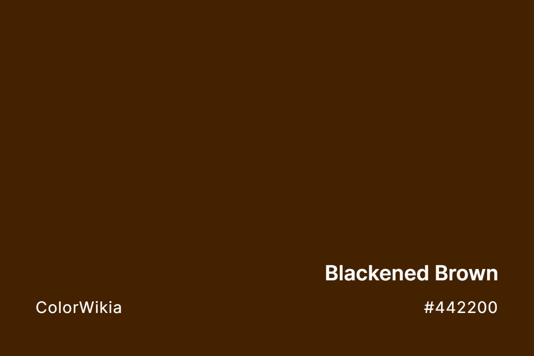 Blackened Brown Color – #442200: Codes and Complete Breakdown