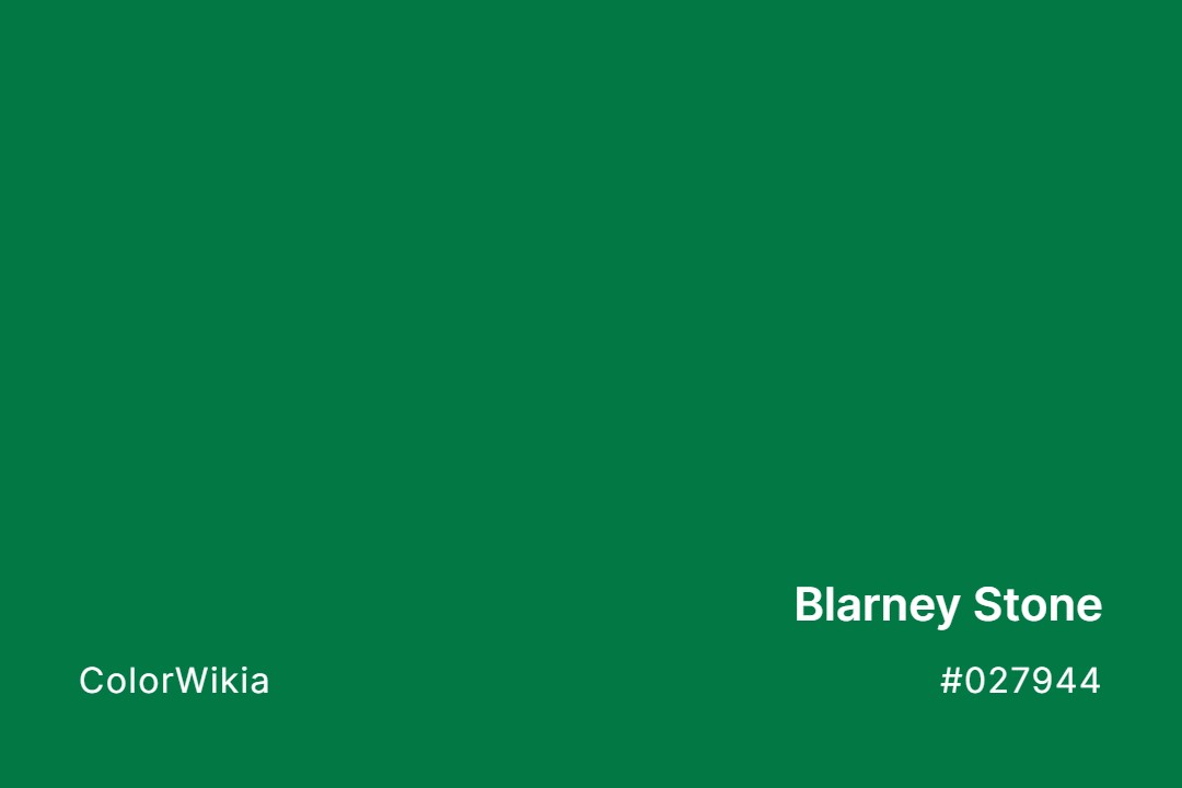 Blarney Stone Color – #027944: Codes and Complete Breakdown
