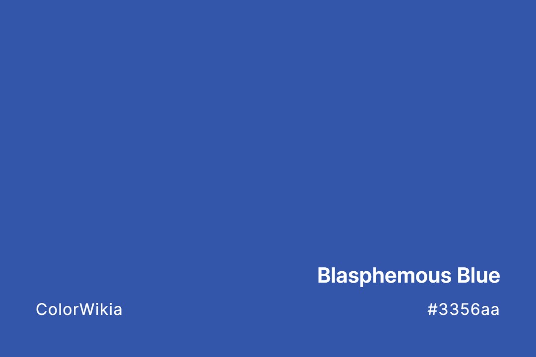 Blasphemous Blue Color – #3356aa: Codes and Complete Breakdown