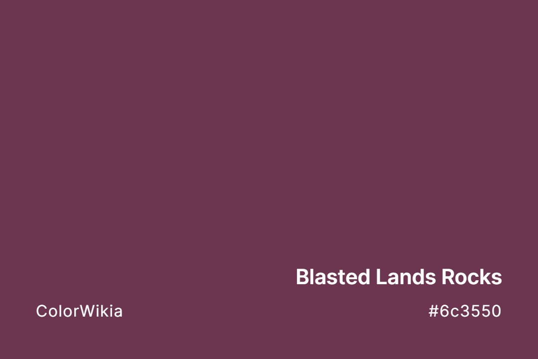 Blasted Lands Rocks Color – #6c3550: Codes and Complete Breakdown