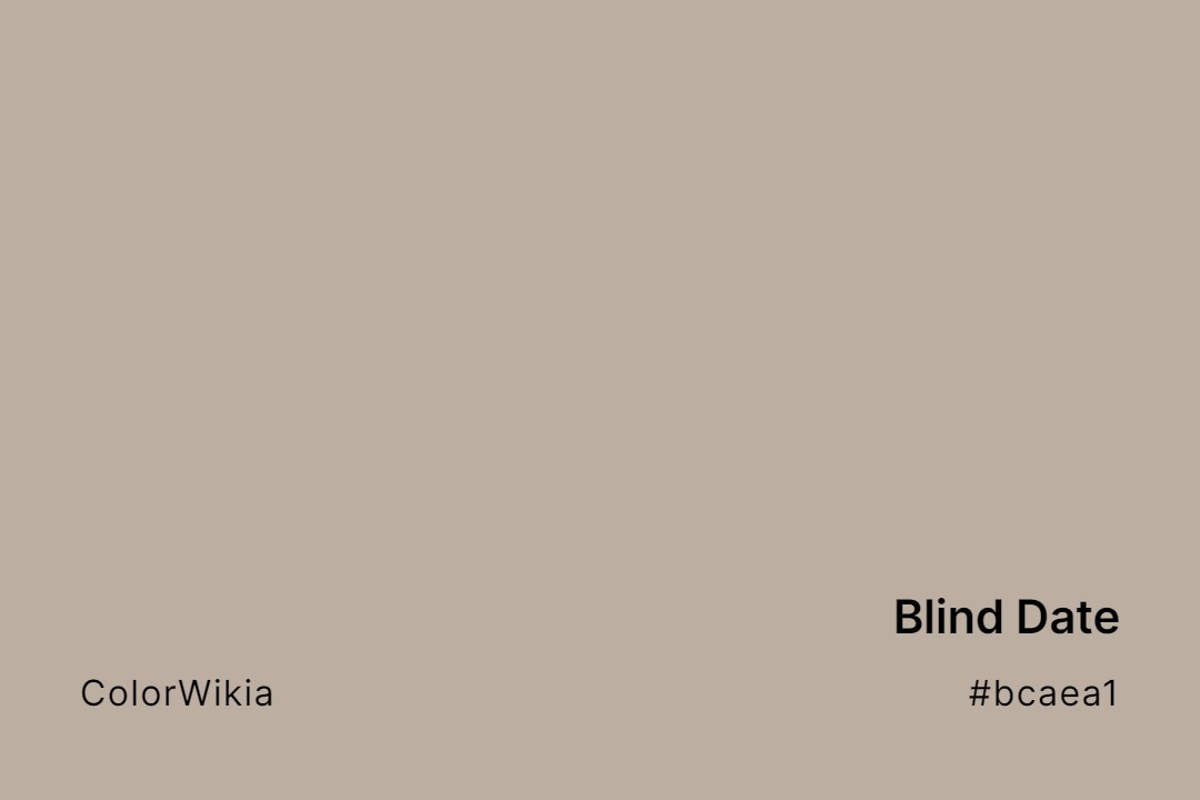 Blind Date Color – #bcaea1: Codes and Complete Breakdown