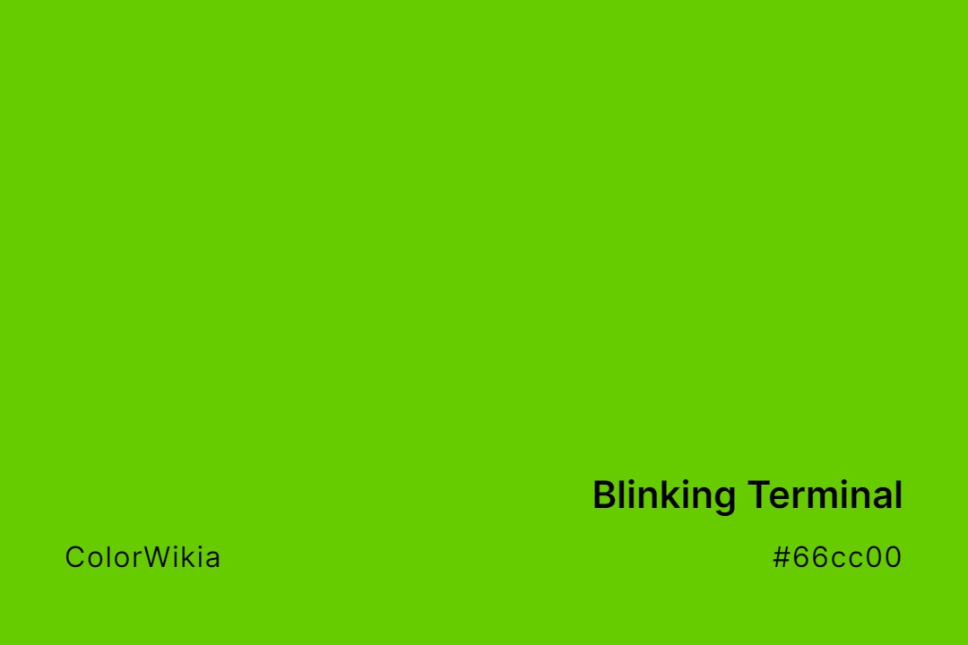 Blinking Terminal Color – #66cc00: Codes and Complete Breakdown