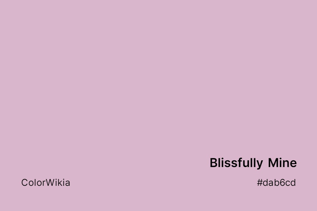 blissfully mine color dab6cd