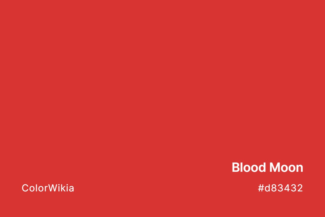 Blood Moon Color – #d83432: Codes and Complete Breakdown