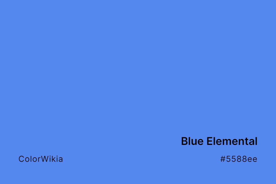 Blue Elemental Color – #5588ee: Codes and Complete Breakdown