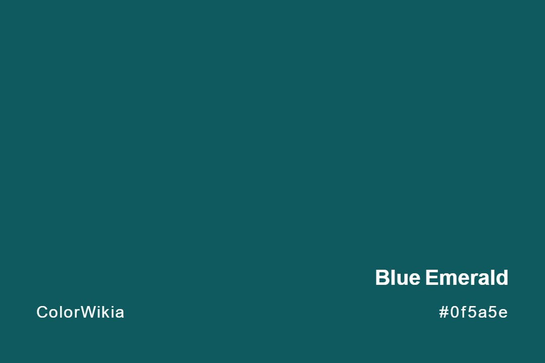 Blue Emerald Color – #0f5a5e: Codes and Complete Breakdown