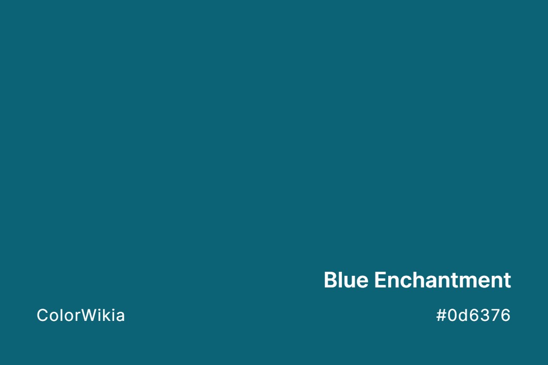 Blue Enchantment Color – #0d6376: Codes and Complete Breakdown