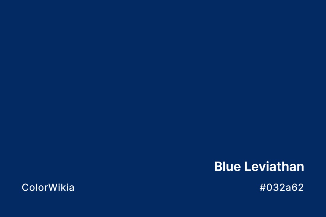 Blue Leviathan Color – #032a62: Codes and Complete Breakdown