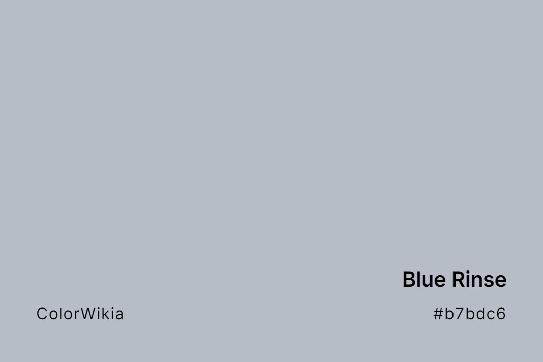 Blue Rinse Color – #b7bdc6: Codes and Complete Breakdown