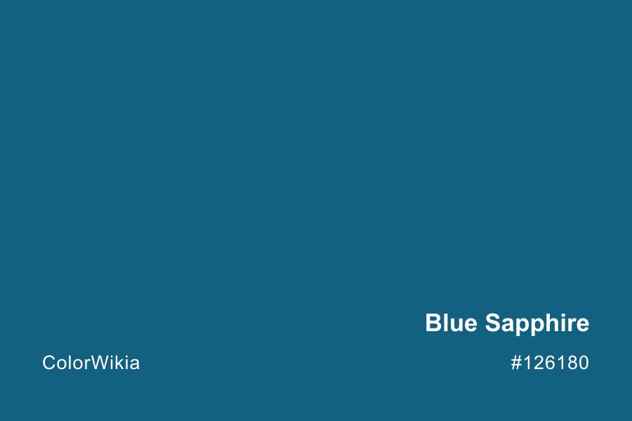 Blue Sapphire Color – #126180: Codes and Complete Breakdown