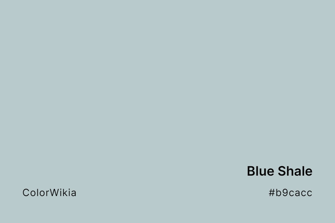 blue shale color b9cacc