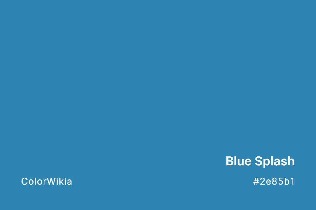 Blue Splash Color – #2e85b1: Codes and Complete Breakdown