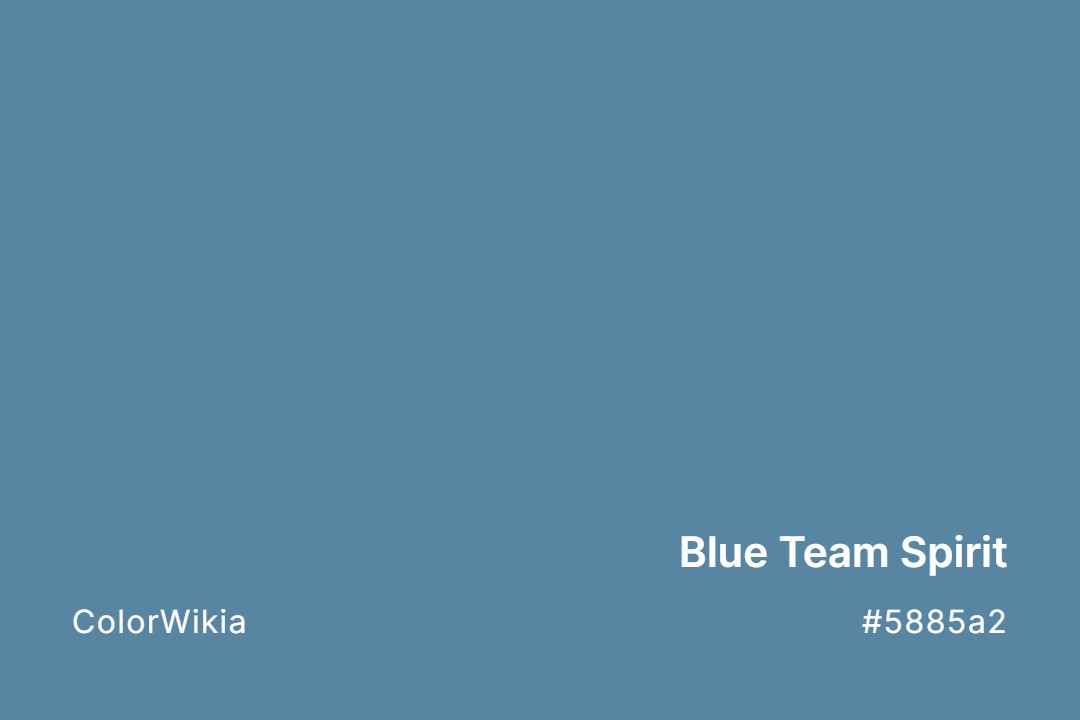 Blue Team Spirit Color – #5885a2: Codes and Complete Breakdown