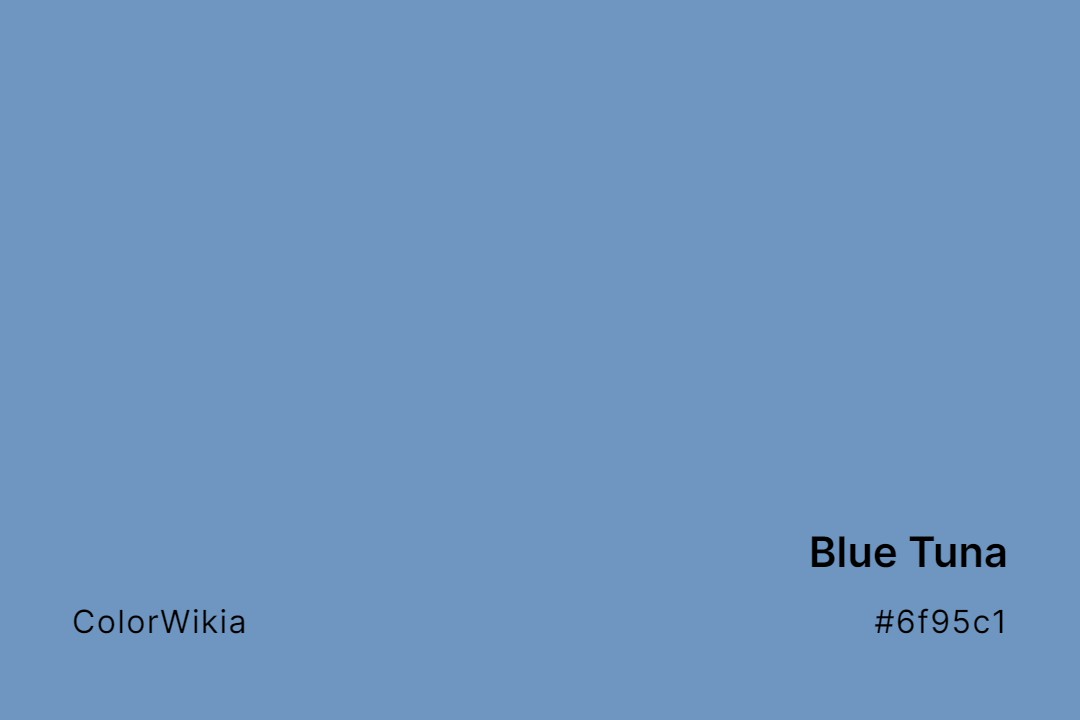 blue tuna color 6f95c1