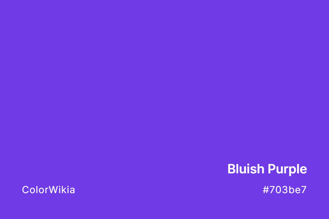 bluish purple color 703be7