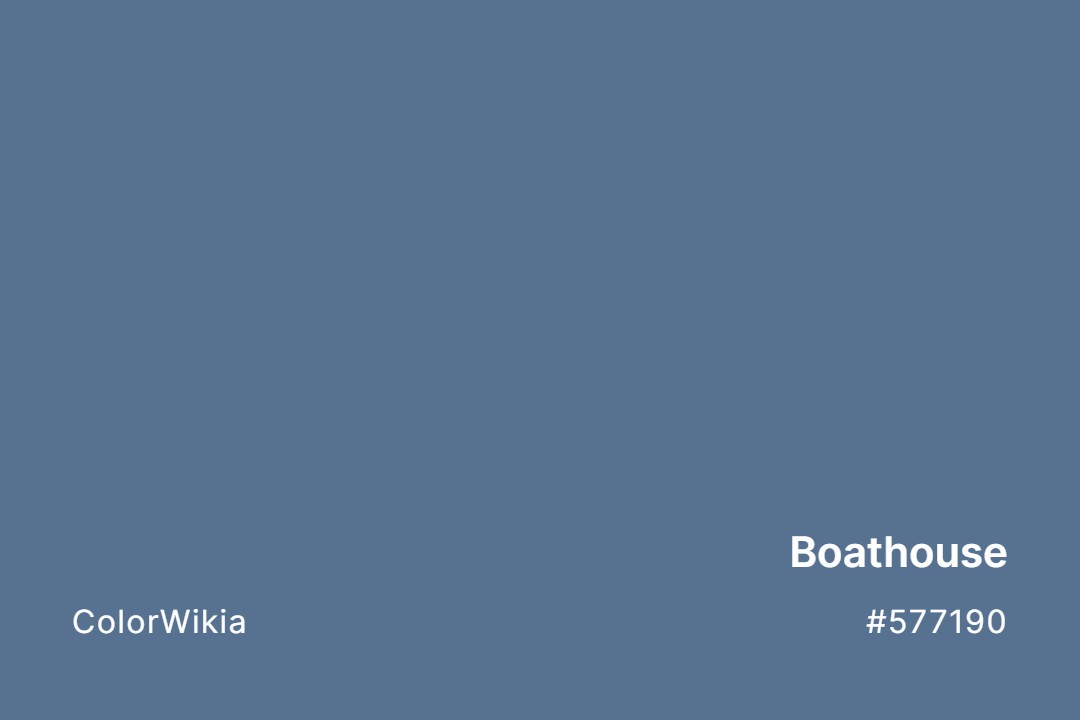 Boathouse Color – #577190: Codes and Complete Breakdown