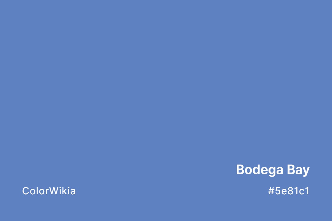 Bodega Bay Color – #5e81c1: Codes and Complete Breakdown