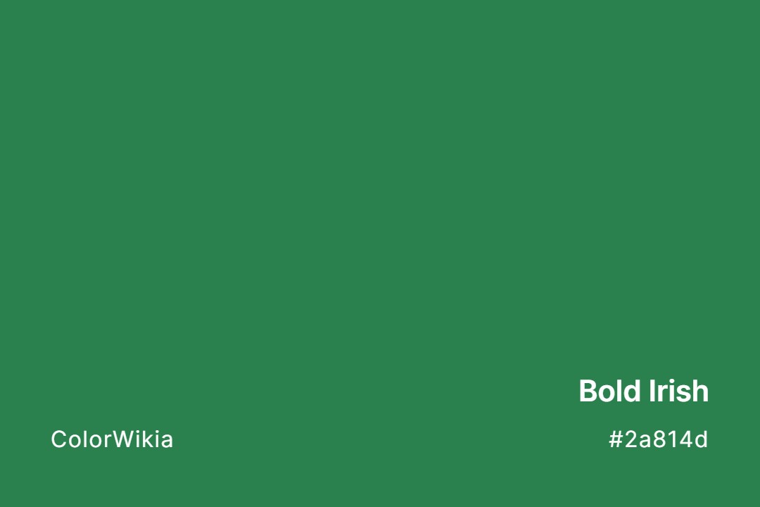 bold irish color 2a814d