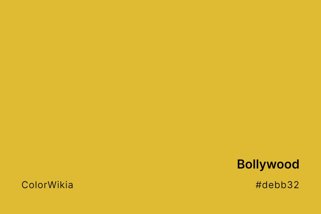 Bollywood Color – #debb32: Codes and Complete Breakdown