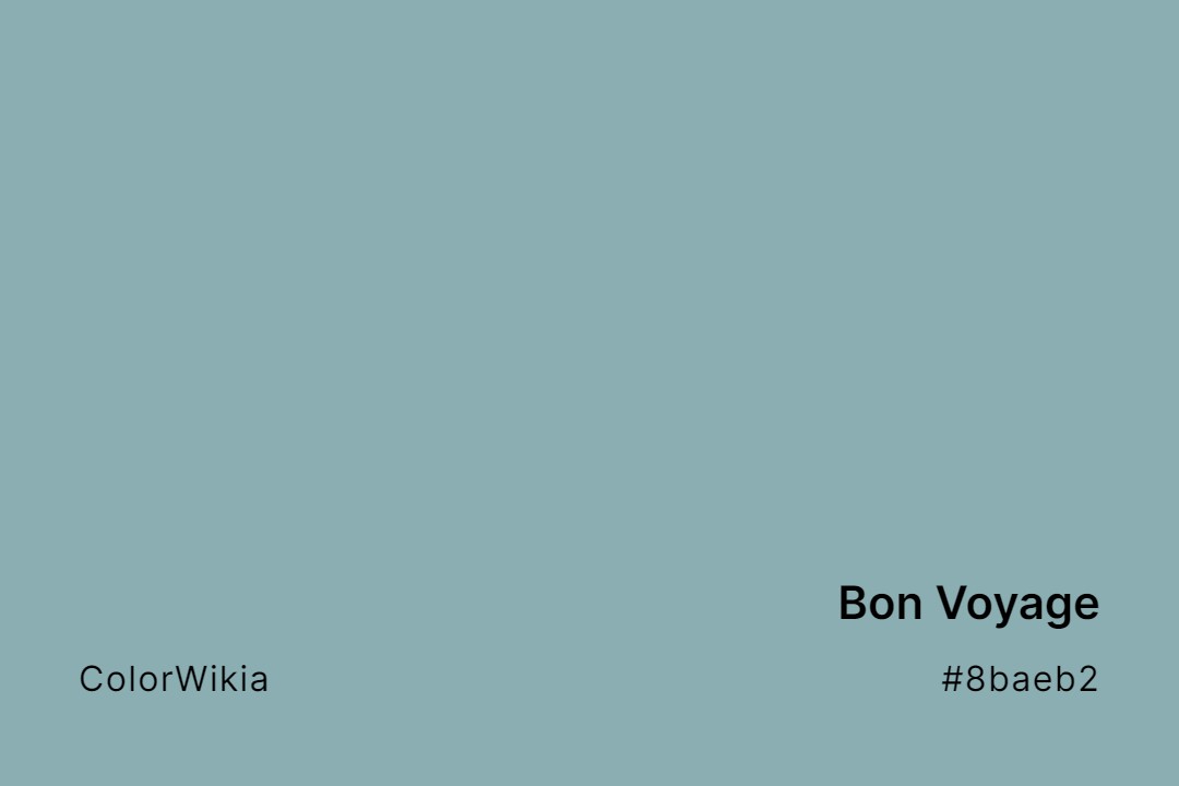 Bon Voyage Color – #8baeb2: Codes and Complete Breakdown