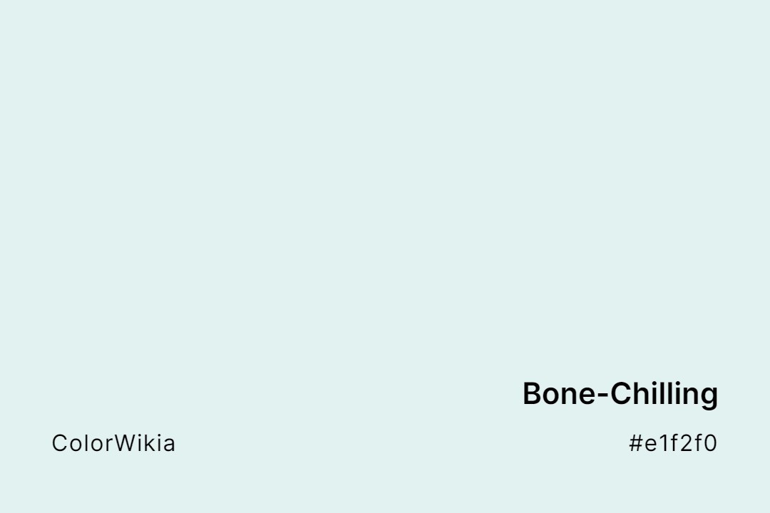 Bone-Chilling Color – #e1f2f0: Codes and Complete Breakdown