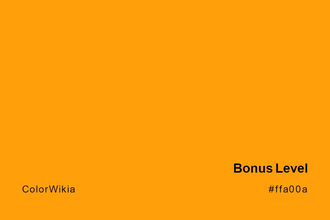 Bonus Level Color – #ffa00a: Codes and Complete Breakdown