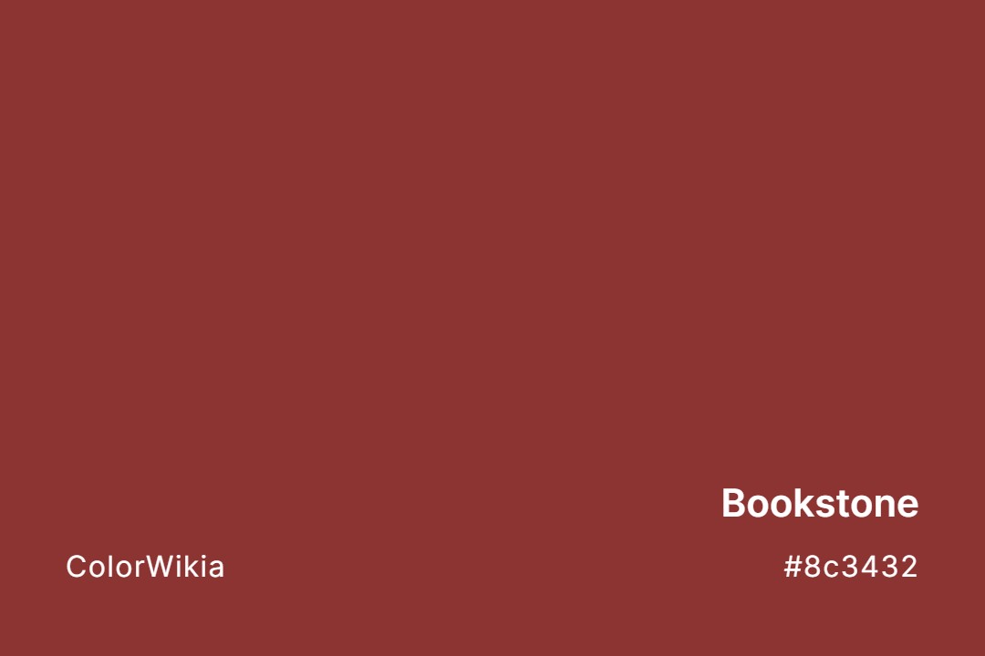 Bookstone Color – #8c3432: Codes and Complete Breakdown
