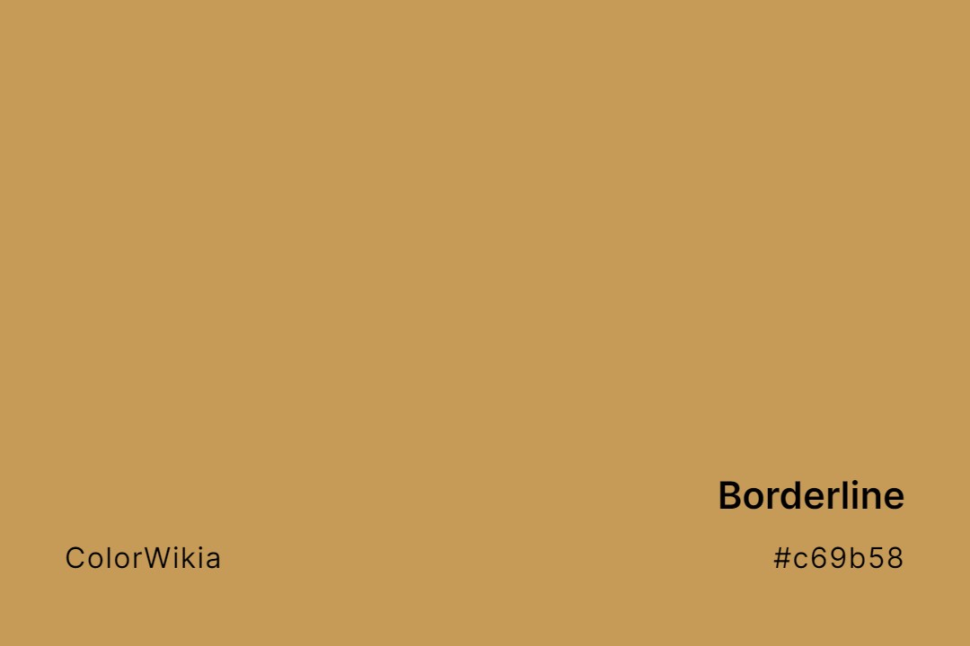 Borderline Color – #c69b58: Codes and Complete Breakdown
