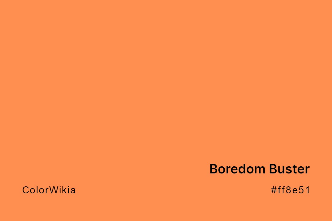 Boredom Buster Color – #ff8e51: Codes and Complete Breakdown