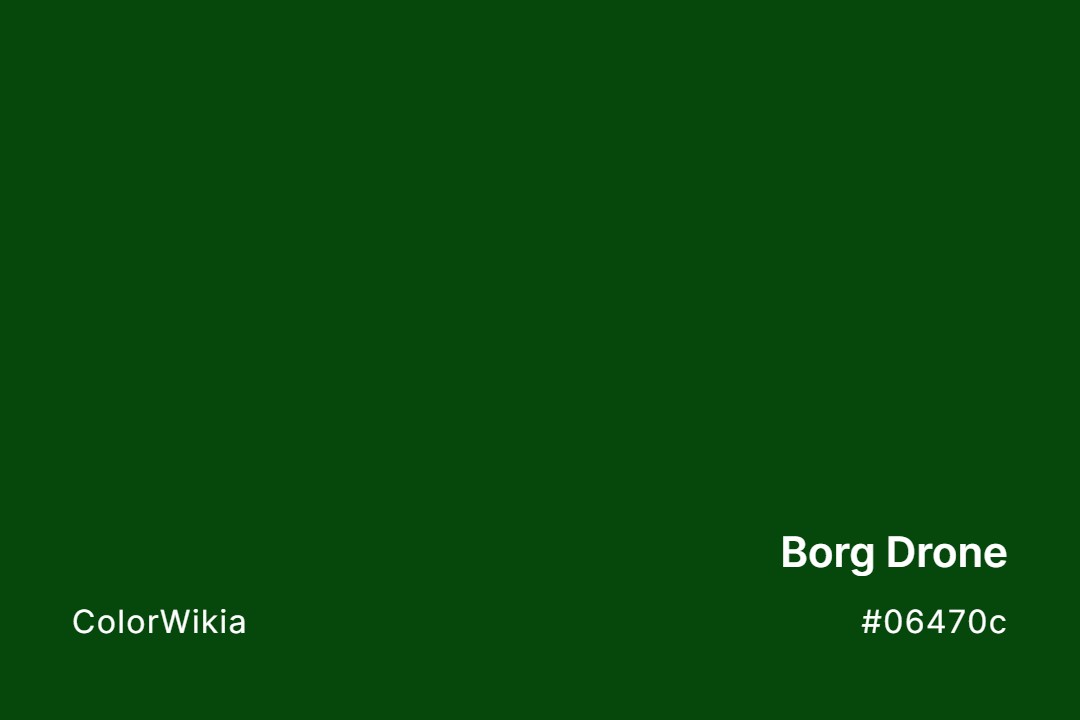 Borg Drone Color – #06470c: Codes and Complete Breakdown