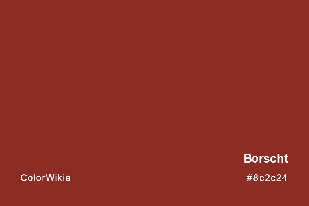 Borscht Color – #8c2c24: Codes and Complete Breakdown
