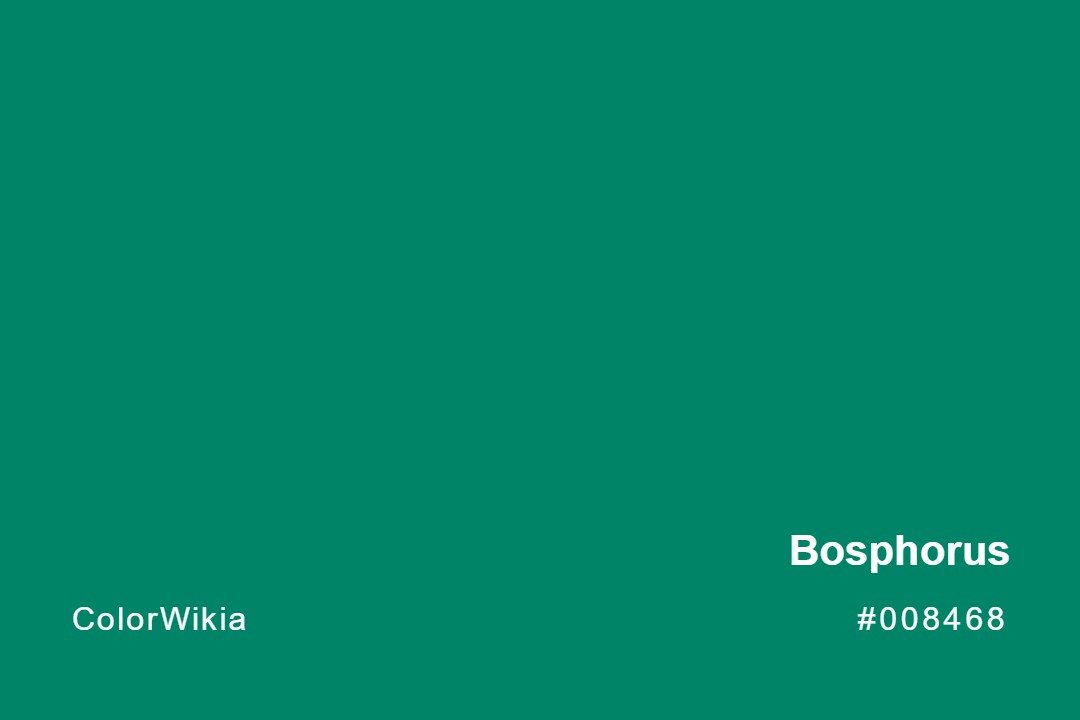 Bosphorus Color – #008468: Codes and Complete Breakdown