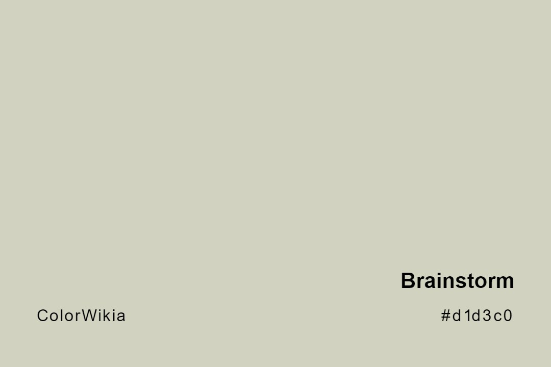 Brainstorm Color – #d1d3c0: Codes and Complete Breakdown
