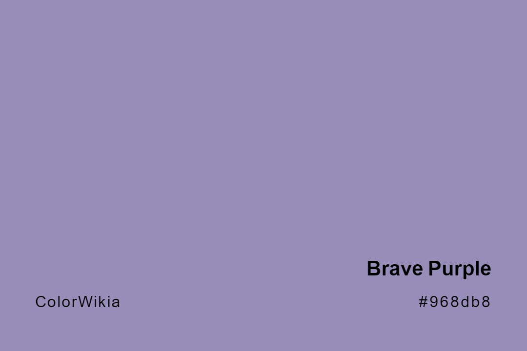 Brave Purple Color – #968db8: Codes and Complete Breakdown