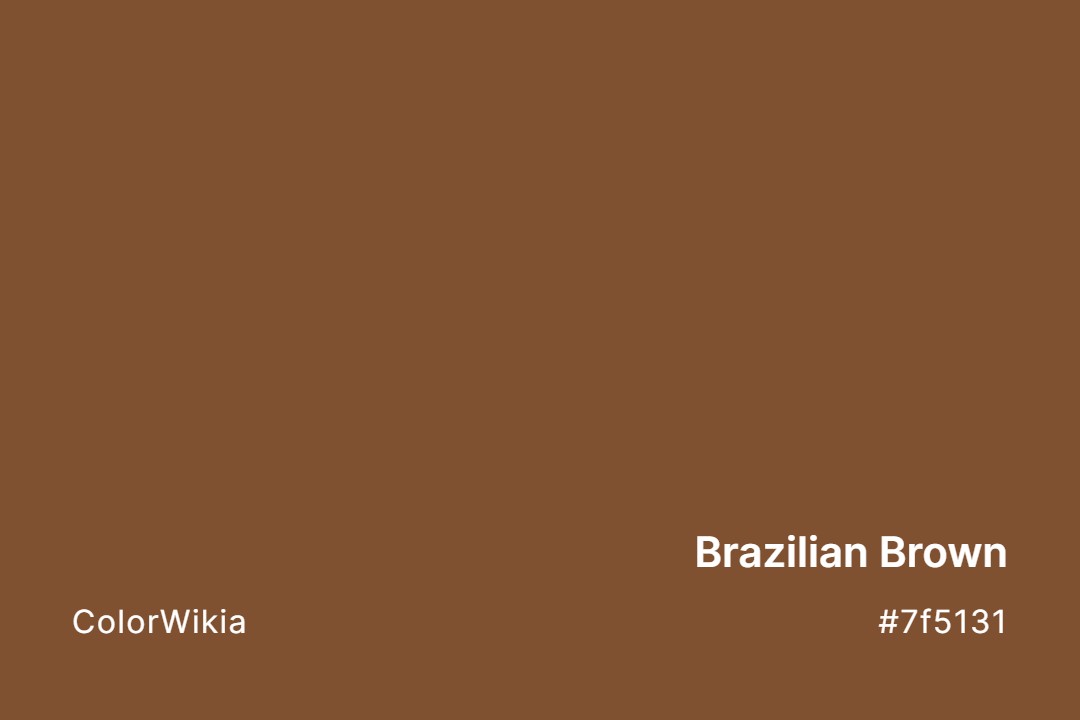 Brazilian Brown Color – #7f5131: Codes and Complete Breakdown