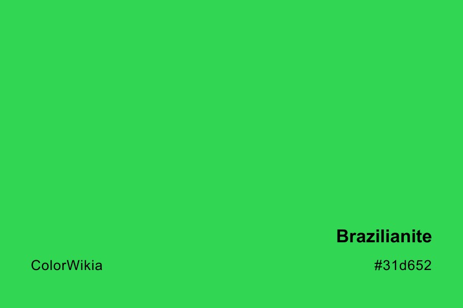 Brazilianite Color – #31d652: Codes and Complete Breakdown