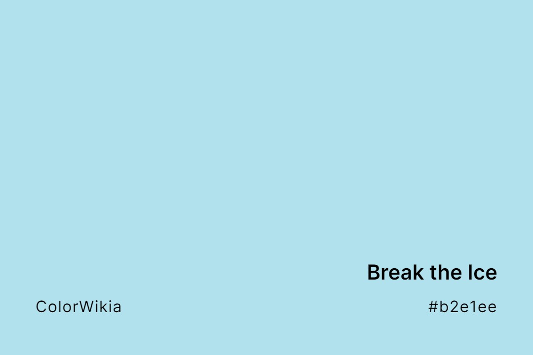 Break the Ice Color – #b2e1ee: Codes and Complete Breakdown