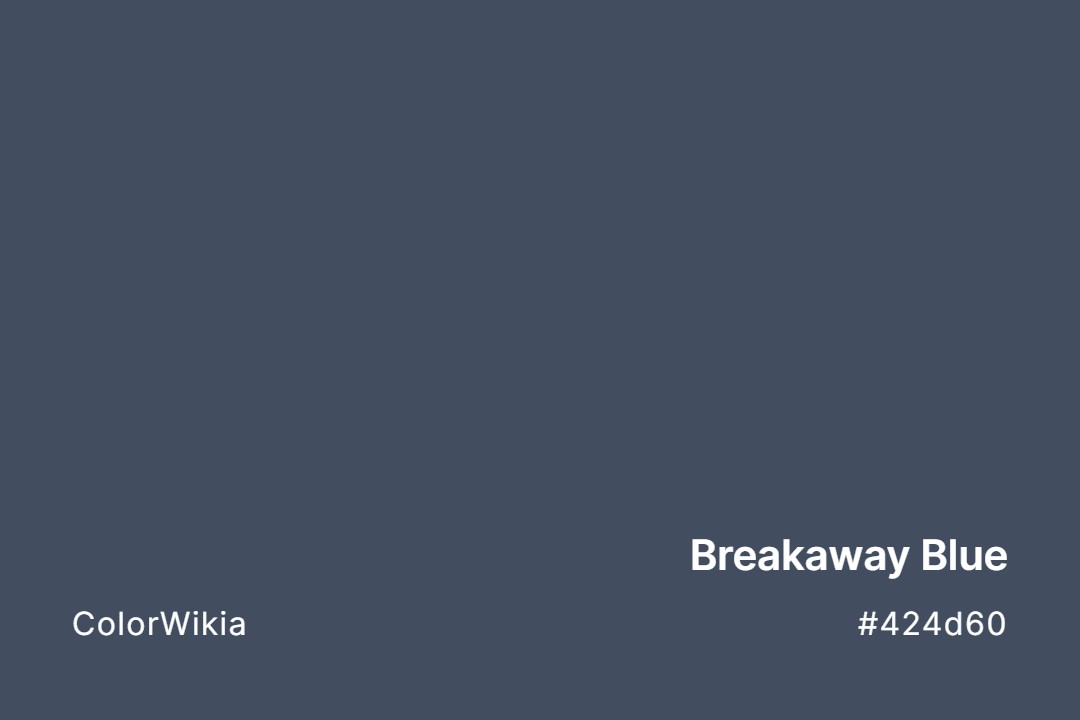 Breakaway Blue Color – #424d60: Codes and Complete Breakdown