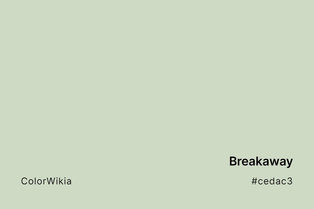Breakaway Color – #cedac3: Codes and Complete Breakdown
