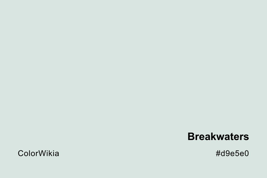 Breakwaters Color – #d9e5e0: Codes and Complete Breakdown