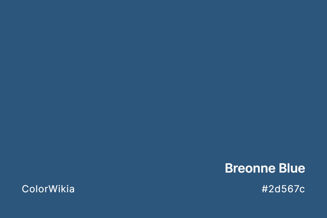 Breonne Blue Color – #2d567c: Codes and Complete Breakdown
