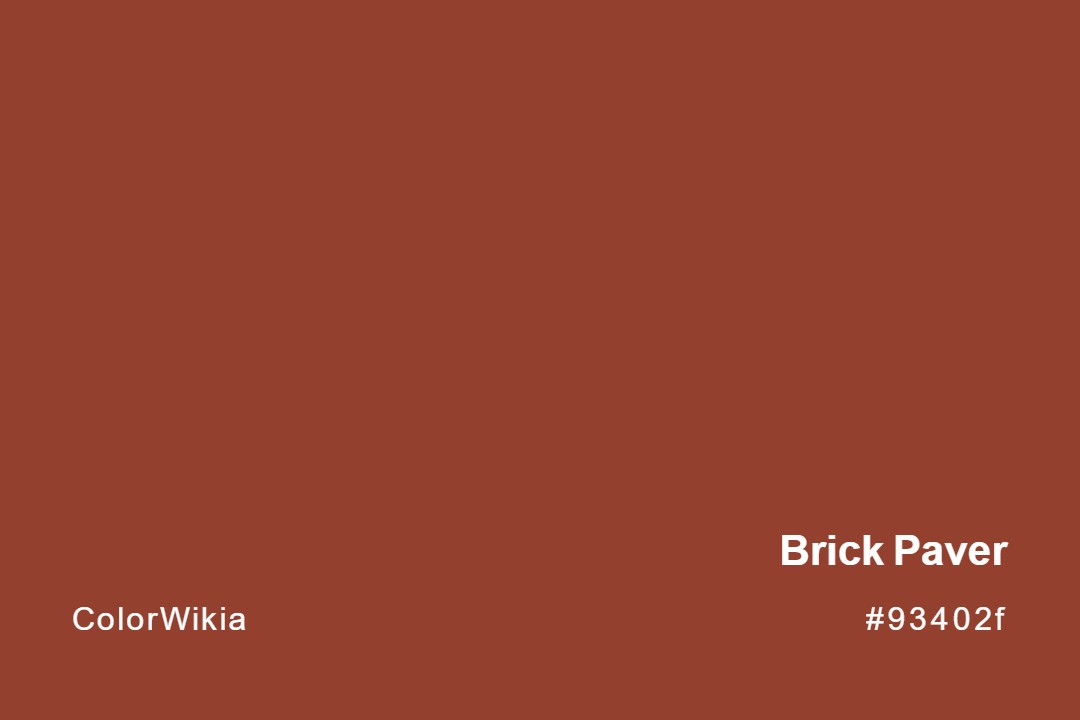 brick paver color 93402f