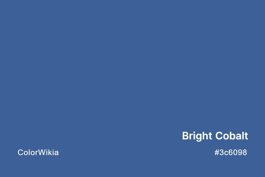 Bright Cobalt Color – #3c6098: Codes and Complete Breakdown
