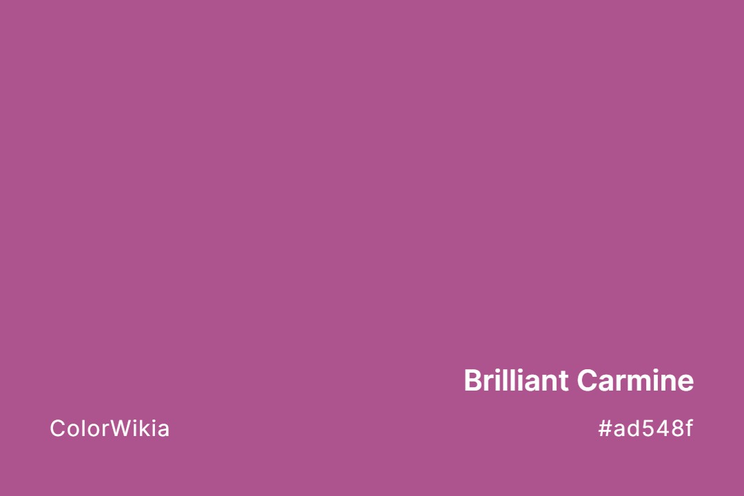 Brilliant Carmine Color – #ad548f: Codes and Complete Breakdown