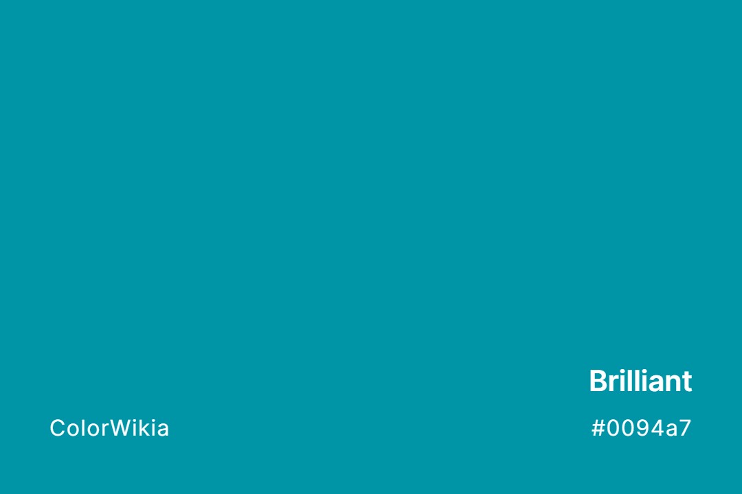 brilliant color 0094a7