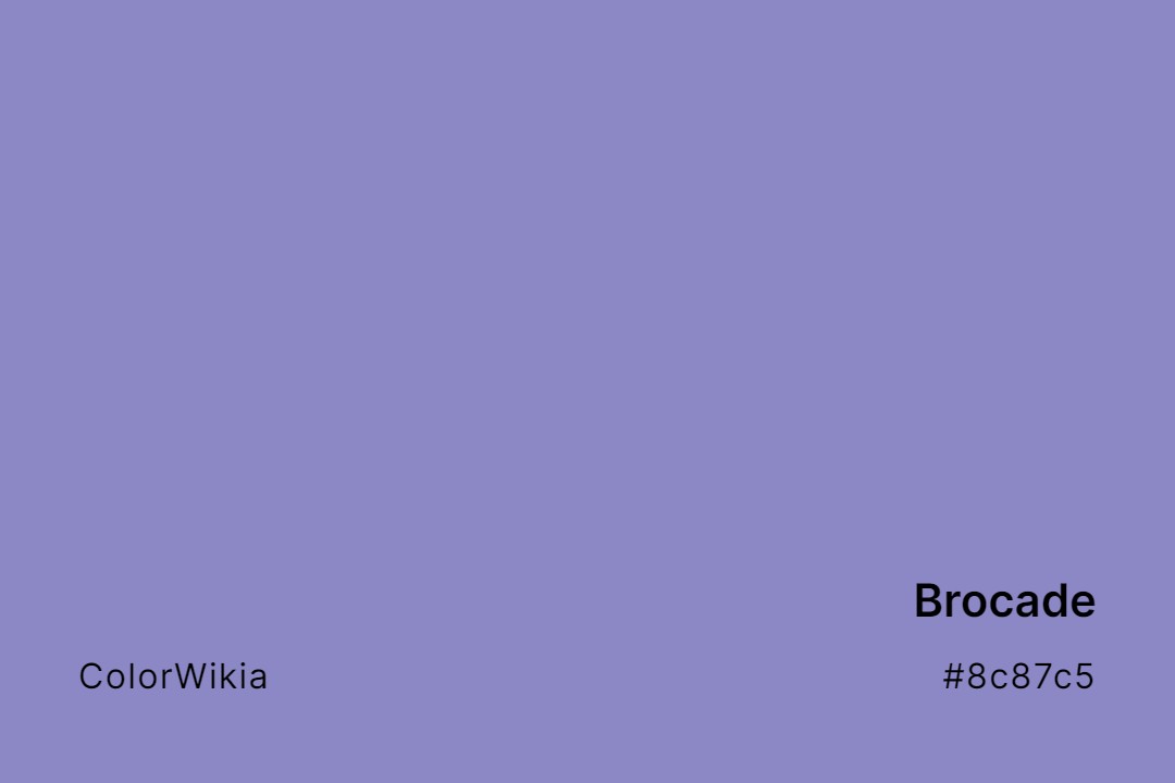 Brocade Color – #8c87c5: Codes and Complete Breakdown