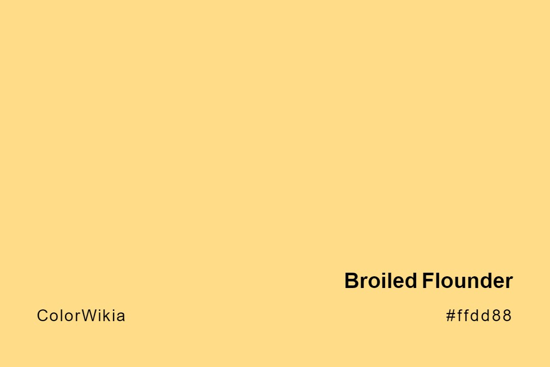 Broiled Flounder Color – #ffdd88: Codes and Complete Breakdown