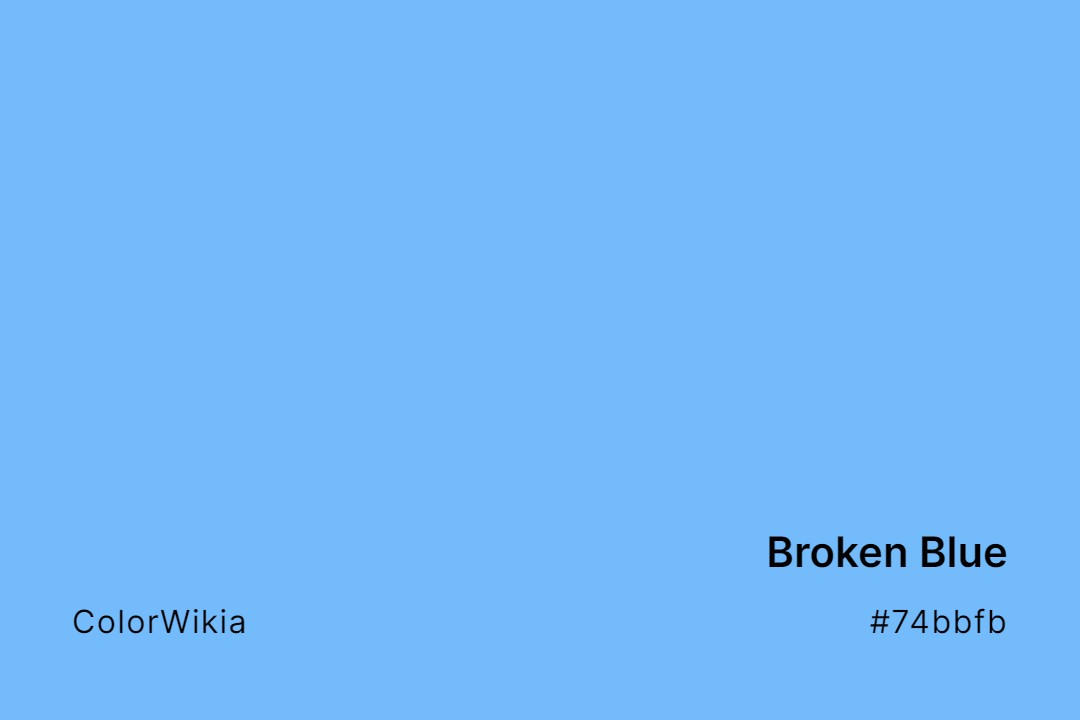 Broken Blue Color – #74bbfb: Codes and Complete Breakdown