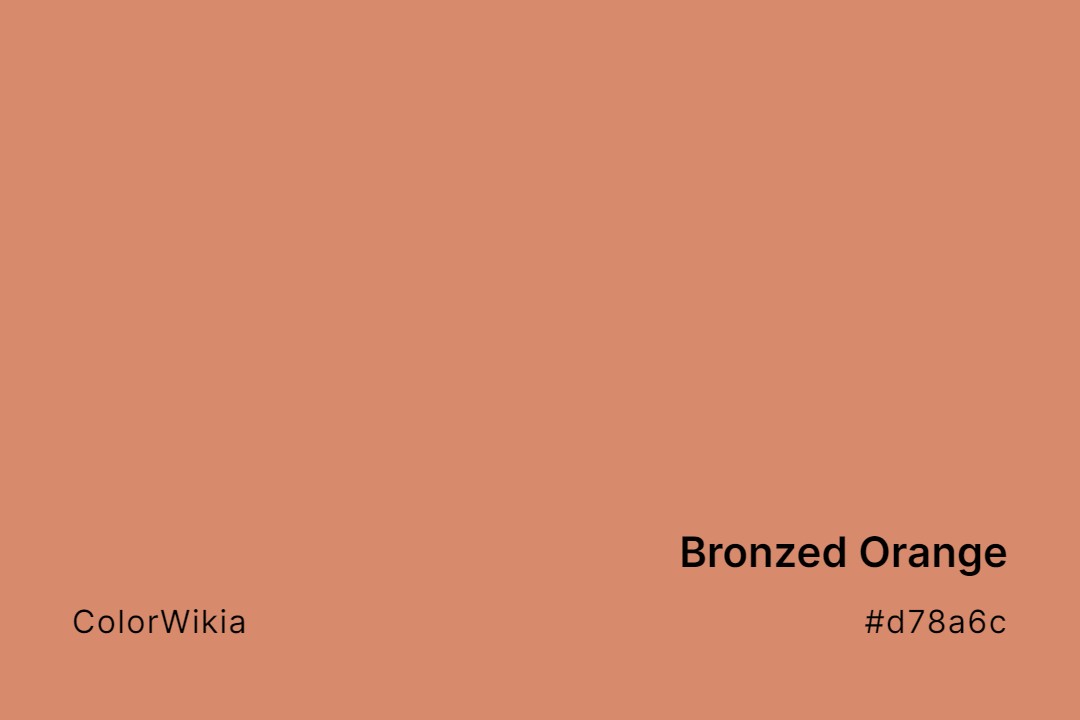 Bronzed Orange Color – #d78a6c: Codes and Complete Breakdown