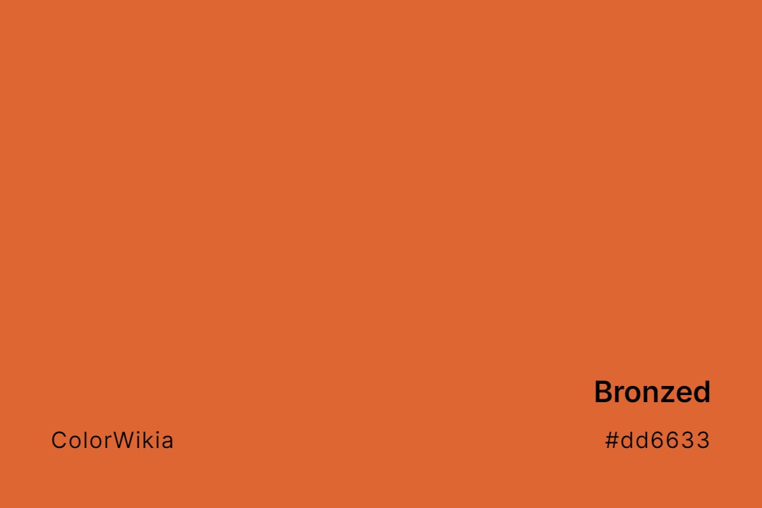 Bronzed Color – #dd6633: Codes and Complete Breakdown